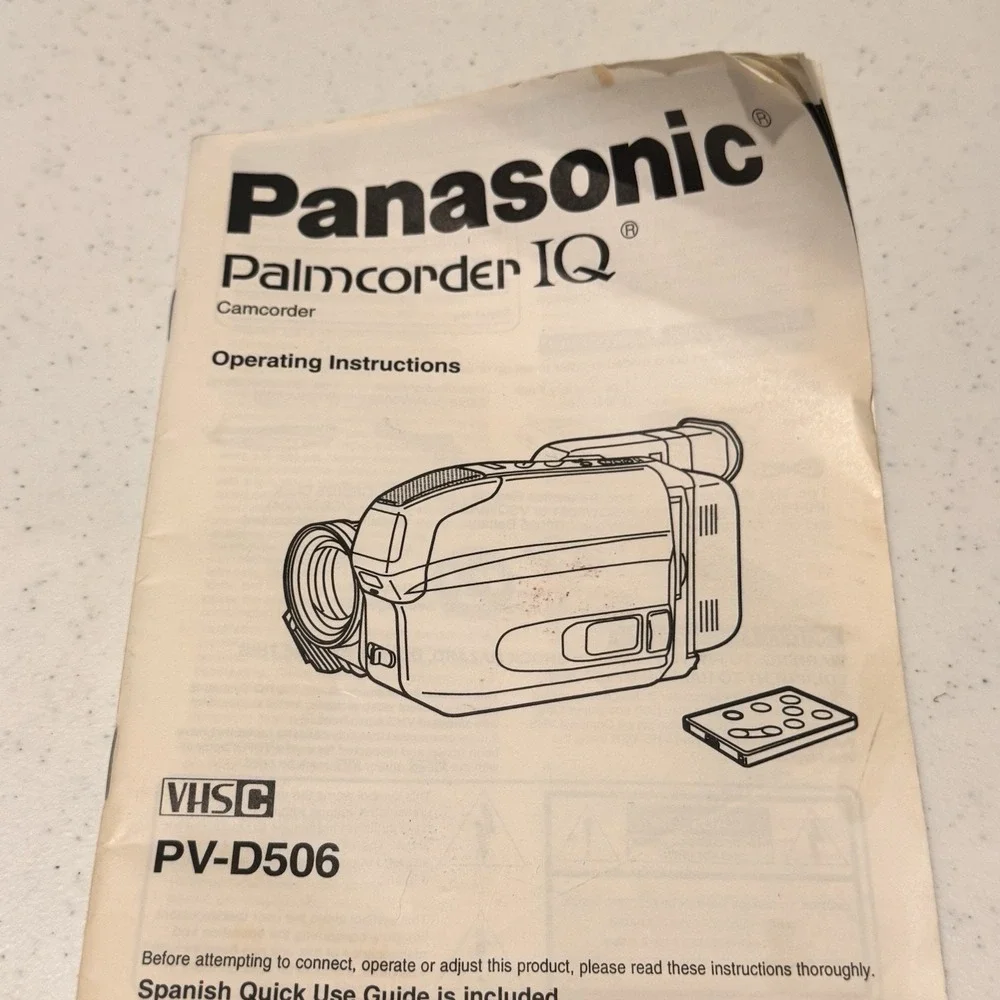 Panasonic palmcorder iq